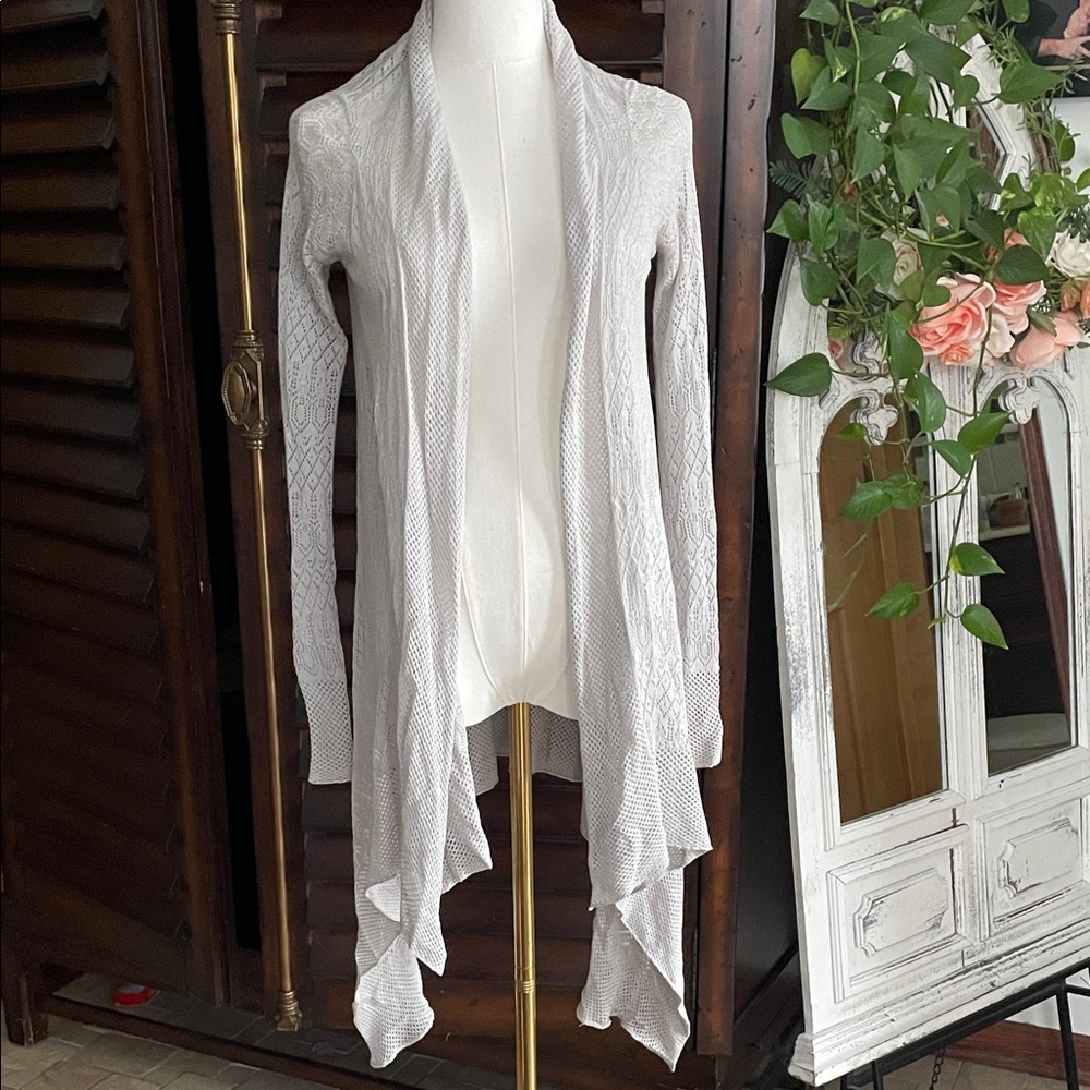 Autumn Cashmere XS Gray Women's Sweater Duster